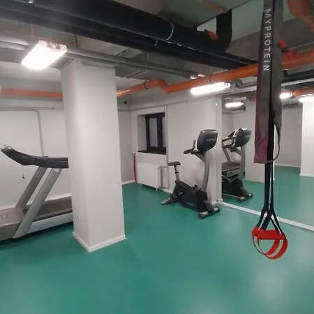 Apartament Peaceful Basement With Terrace & Free Gym